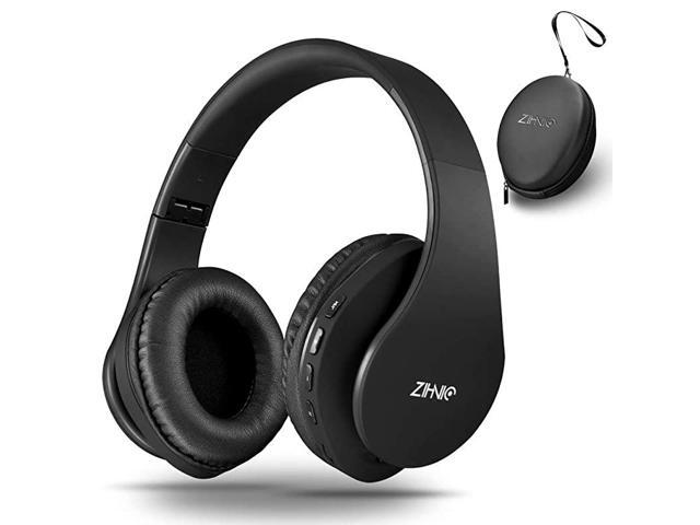Bluetooth Headphones OverEar with Deep Bass Foldable and Wired Stereo Headset Buit in Mic for Cell Phone PCTV PCLight Weight for Prolonged Wearing