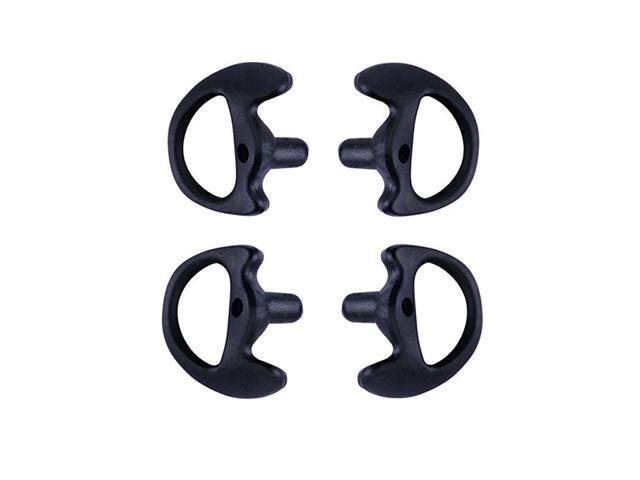 Replacement Earmold Earbud Earplug for Motorola Kenwood TwoWay Radio Air Acoustic Coil Tube Audio Kits Black3 PairSamllMediumLarge
