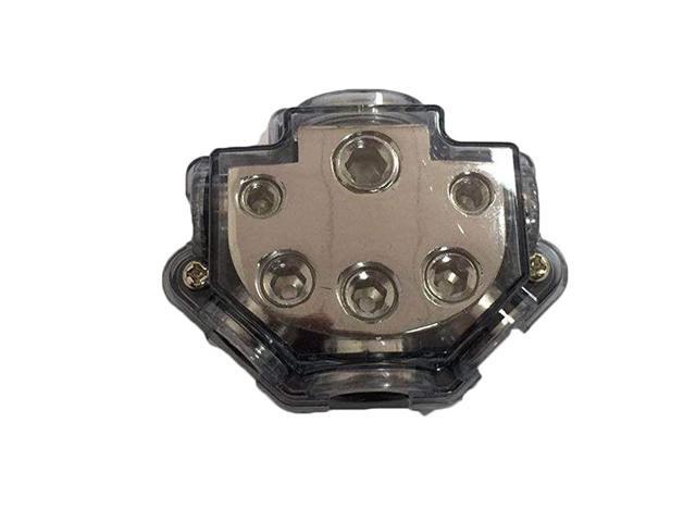 1 in 5 Ways Out Way Power Distribution Block 024 Gauge in 248 Gauge Out Car Audio Splitter Power Ground Distributor Blocks