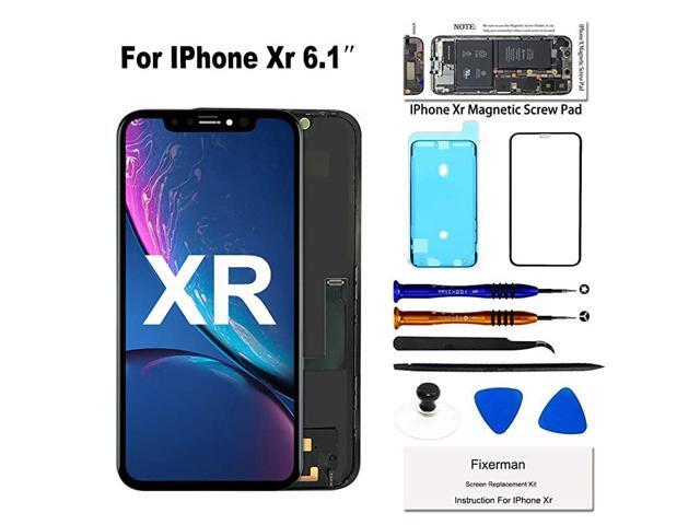 for iPhone Xr Screen Replacement 61 inchLCD Display Touch Screen Digitizer Assembly with Repair Tools Compatible with Model A1984 A2105 A2106 A2108