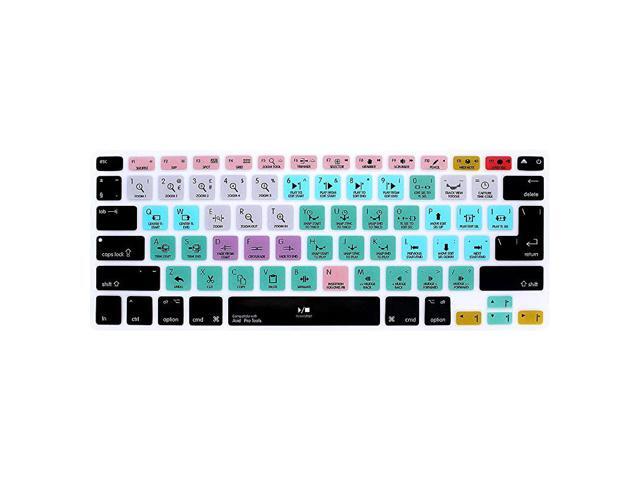 Avid Pro Tools Functional Shortcuts Hotkey Silicone Keyboard Cover Skin for MacBook Air 13Pro131517 with or wOut Retina Display2015 or Older