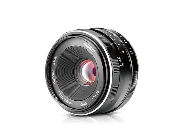 MK 25mm F18 Large Aperture Wide Angle Lens Manual Focus Lens for Canon EOSM Mount Mirrorless Cameras