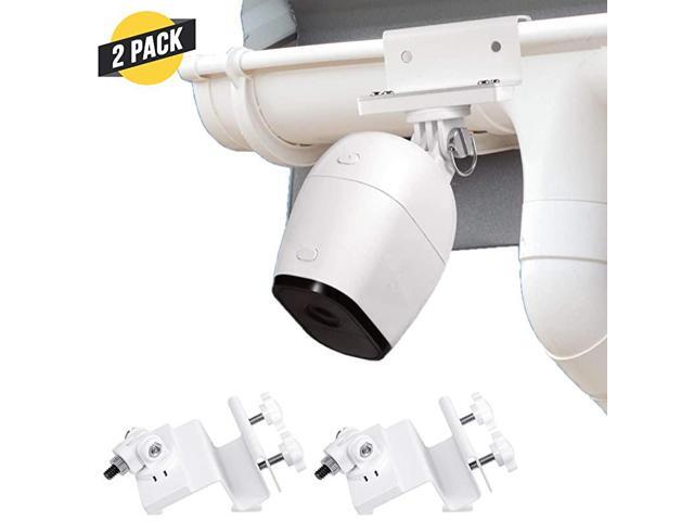 Weatherproof Gutter Mount Compatible with Arlo ProPro2Pro3Pro4 Arlo HD and Arlo UltraUltra 2 Greater Height for Your Arlo Cameras 2Pack White