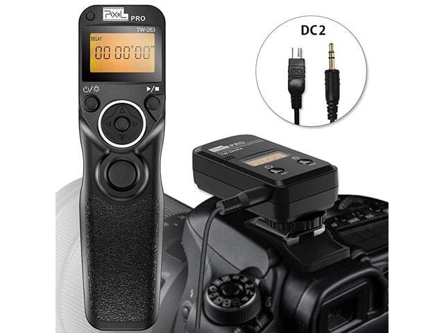Wireless Remote Shutter for Nikon TW283 DC2 Wireless Shutter Release Cable Timer Remote Control for Nikon D7500 D3300 D5000 D5500 D7200
