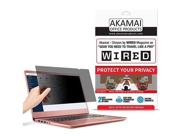 Akamai Computer Privacy Screen 43 Black Security Shield Laptop Monitor Protector UV and Blue Light Filter