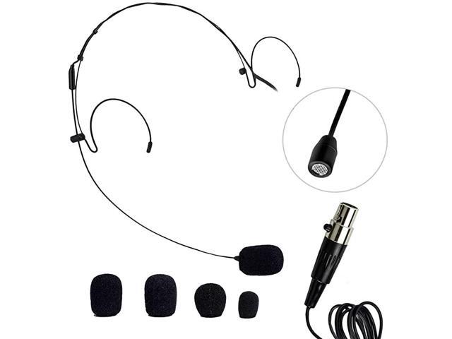 HM10 Headworn Omnidirectional Microphone Lightweight HandsFree Microphone use for Singers Aerobics Instructors Teachers etc MiniXLR Connection