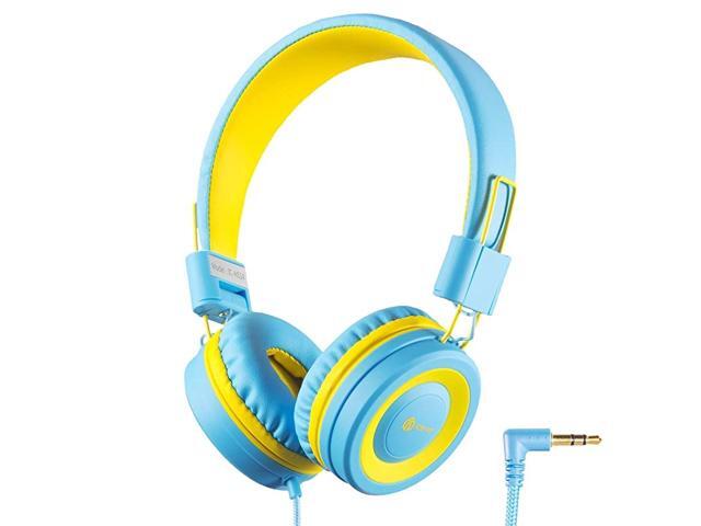 HS14 Kids Headphones for Boys Girls Wired Headphones for Kids with 94dB Volume Control TangleFree Cord Foldable Childs Headphones for iPad Tablet