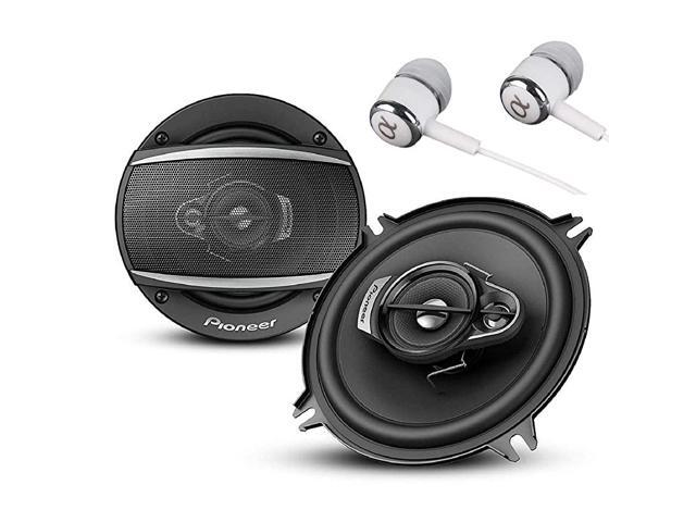 A Series 525 300 Watts Max 3Way Car Speakers Pair with Carbon and Mica Reinforced Injection Molded Polypropylene IMPP Cone Construction