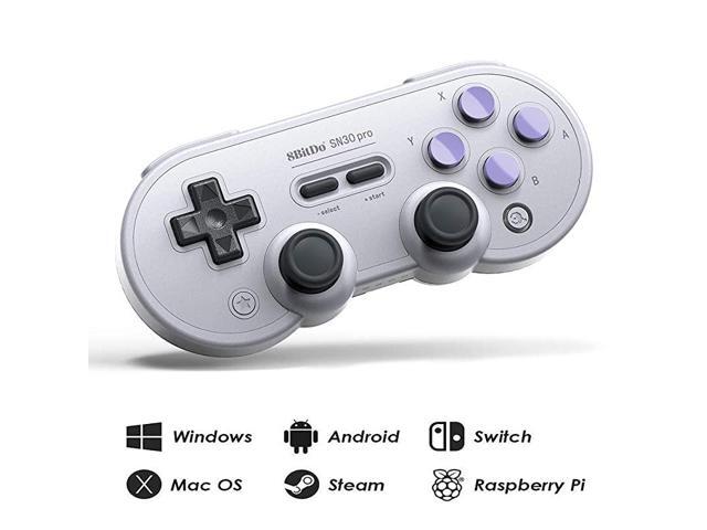 RunSnail SN30 Pro Wireless Bluetooth Controller with Joysticks Rumble Vibration USBC Cable Gamepad for Windows Mac OS Android Steam etc Compatible