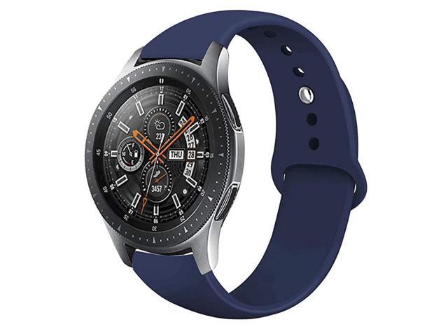 Samsung Gear S3 FrontierSamsung Galaxy Watch 46mm Bands22mm Silicone Breathable Replacement Strap QuickRelease Pin for Gear S3 Frontier Smart Watch