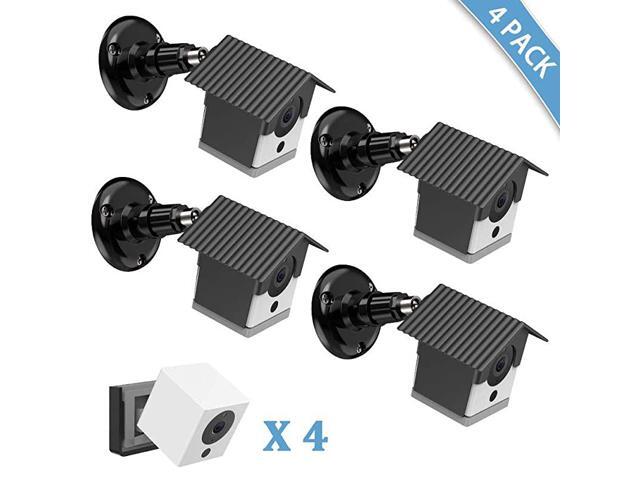 Weatherproof Outdoor Wall Mount Bracket + Quick Indoor Mount for Wyze Cam 1080p HD Camera Weather Proof 360 Degree Protective Adjustable Mounting