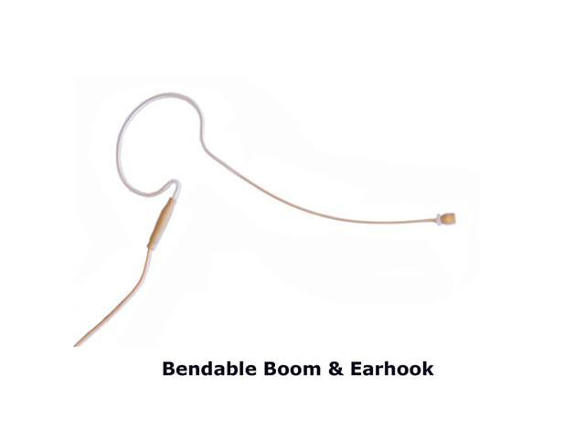 Vl630h4p Tan Headset Microphone Whiroshi 4 Pin for Audio Technica Wireless Microphone System