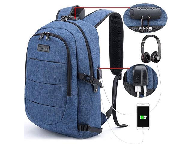 Business Laptop Backpack AntiTheft College Backpack with USB Charging Port and Lock 156 Inch Computer Backpacks for Women Men Casual Hiking Travel