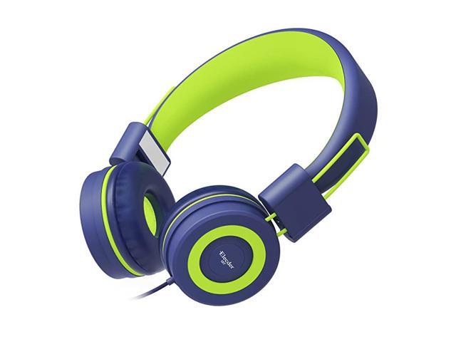 i37 Kids Headphones Children Girls Boys Teens Foldable Adjustable On Ear Headphones 35mm Jack Compatible iPad Cellphones Computer MP34 Kindle