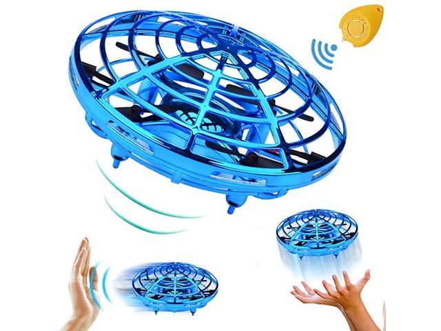 Hand Operated Mini Drone Holiday Birthday Gifts for Kids Boys Girls Two Speed AutoAvoid Obstacles 360°Rotating Flying Ball Toys Outdoor Indoor