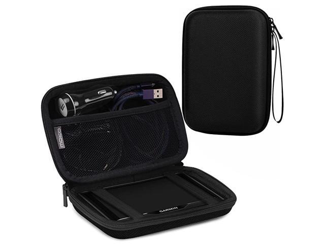 7-Inch GPS Carrying Case Portable Hard Shell Protective Pouch Storage Bag for Car GPS Navigator Garmin/Tomtom/Magellan with 7' Display - Black