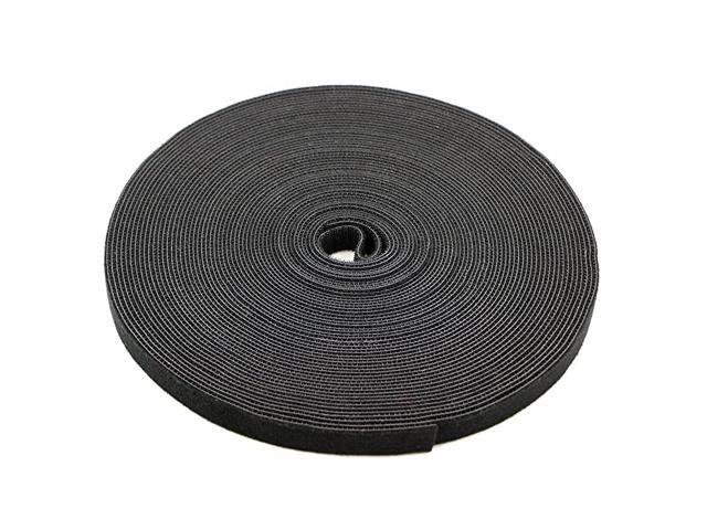 Fastening Tape Cable Tie Double Side Nylon Power Wire Management 15Inch 1 Roll Hook 25 Yards 15 Inch