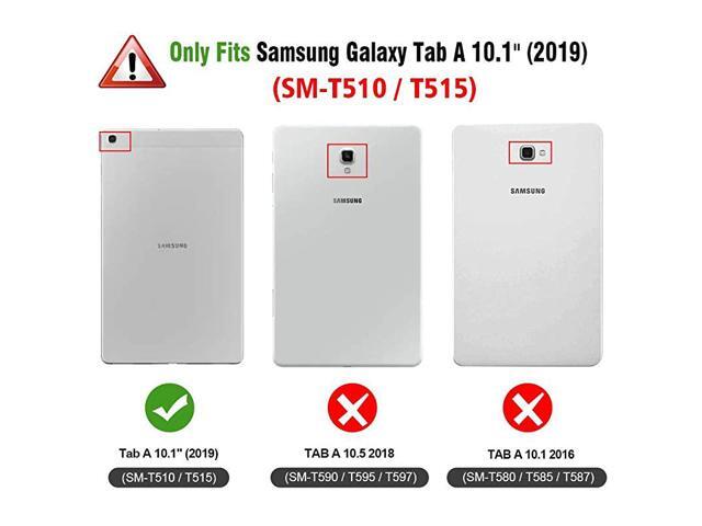 Galaxy Tab A 101 Case 2019 ModelSMT510T515Slim Heavy Duty Shockproof Rugged Case High Impact Full Body Protective Case for Samsung Galaxy Tab A 101
