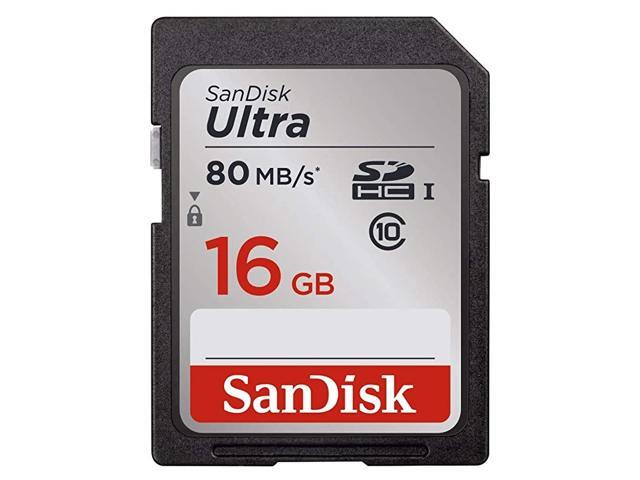 Ultra 16GB Class 10 SDHC UHSI Memory Card up to 80MBs SDSDUNC016GGN6IN
