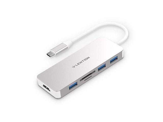 USB C Hub with 4K HDMI 3 USB 30 SDMicro SD Card Reader Compatible 20202016 MacBook Pro 131516 New Mac AirSurface Chromebook MultiPort Adapter CBC18