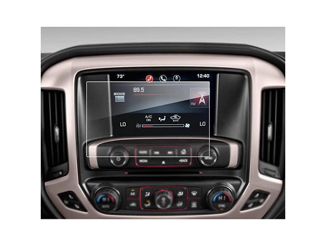 2PCS Control Screen Protectors for 20162019 2020 2021 GMC Sierra 15002500HD 3500HD 8 Inch IntelliLink PET Plastic Center Touch HD Crystal Clear