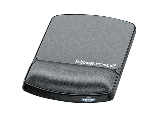 Gel Wrist Rest Mouse Pad with Microban Black 9175101