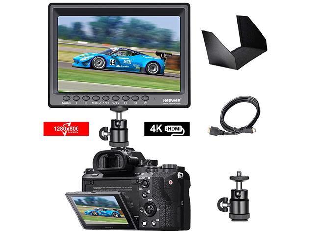 Film Movie Video Making System Kit with F100 7inch 1280x800 IPS Screen Field Monitor Support 4k Input and Cool Ballhead Arm Monitor
