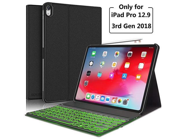 iPad Pro 129 4th Gen Case with Keyboard Touchpad Detachable Keyboard Support Apple Pencil Charging iPad Pro 129 3rd Gen Backlit Keyboard for iPad