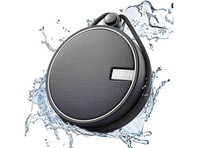 Portable IPX7 Waterproof Bluetooth Speaker Wireless Outdoor Speaker Shower Speaker with HD Sound Support TF Card Suction Cup 12H Playtime for