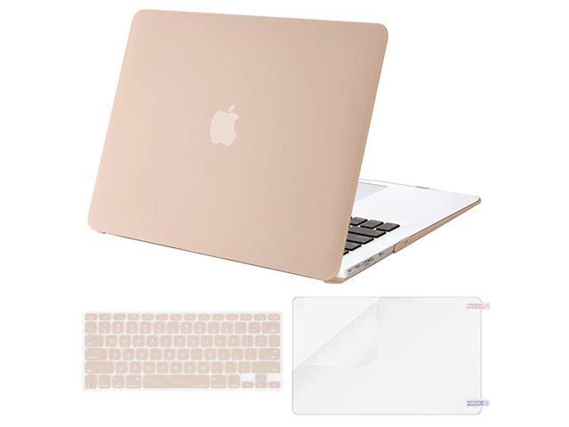 Plastic Hard Shell Case Keyboard Cover Screen Protector Only Compatible with MacBook Air 13 inch Models A1369 A1466 Older Version 20102017 Release