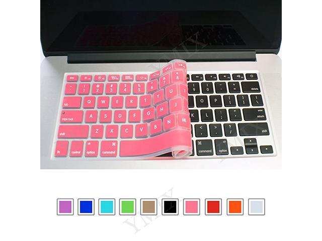 Silicone Keyboard Cover DustProof Washable Skin Gel Keyboard Protector for Old MacBook Pro 13 15 17 Air 13 2015 or Older Version iMac and Air