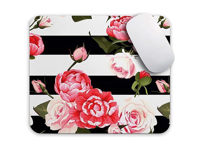Gaming Mouse Pad Custom Inspirational and Motivational Design for Women Marine Rose