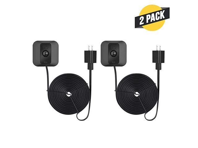 Weatherproof Power Cable Compatible with Blink Outdoor Blink XT2XT Camera Long and Thin 16ft Cable 2 Pack Black