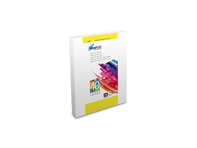 USI Thermal Hot Laminating PouchesSheets Legal Size 5 Mil Thick 9 x 145 Inches Clear Gloss 100Pack