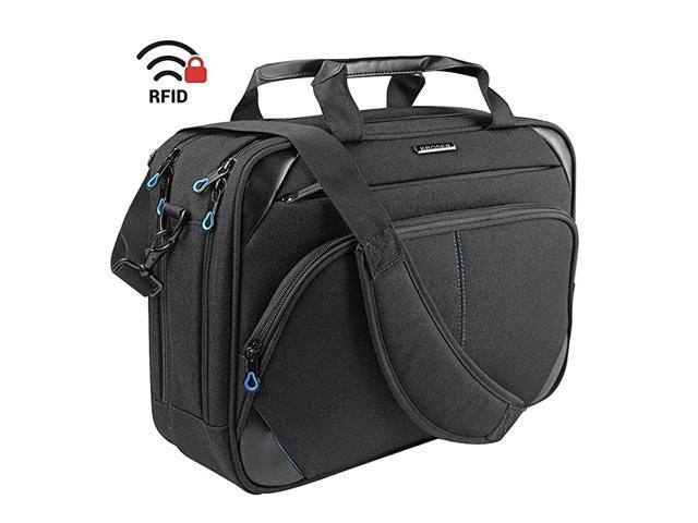 Laptop Bag 156 Inch Laptop Briefcase Laptop Messenger Bag Water Repellent Computer Case Laptop Shoulder Bag Durable Tablet Sleeve with RFID Pockets