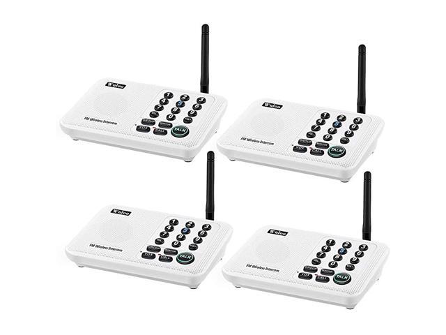 Intercoms Wireless for Home 5280 Feet Range 10 Channel 3 Code Wireless Intercom System for Home House Business Office Room to Room Intercom Home
