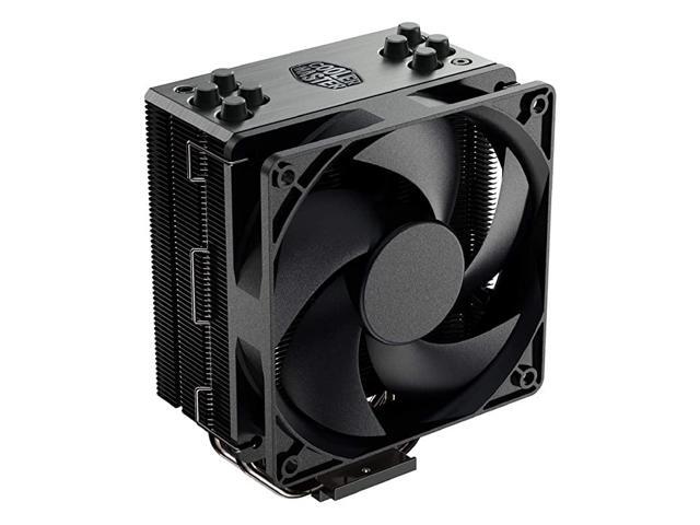 Hyper 212 Black Edition CPU Air Coolor Silencio FP120 Fan 4 CDC 20 Heatpipes Anodized GunMetal Black Brushed Nickel Fins for AMD RyzenIntel