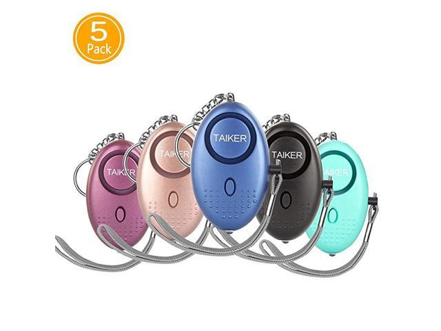 Alarm for Women 5 Pack 140DB Emergency SelfDefense Security Alarm Keychain with LED Light for Women Kids and Elders