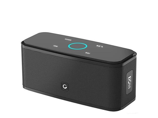 SoundBox Touch Portable Wireless Bluetooth Speakers with 12W HD Sound and Bass 20H Playtime Handsfree Speakers for Home Outdoor TravelBlack