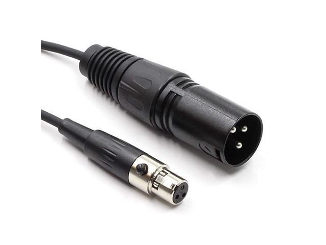3 Pin XLR Male Plug to 3 Socket Female Mini XLR Pro Lapel Microphone Cable TA3XLR Cable65CM25 inch