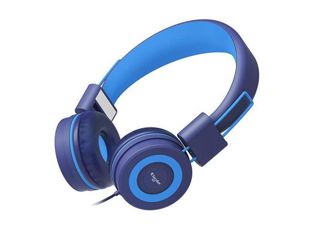 i37 Kids Headphones Children Girls Boys Teens Adults Foldable Adjustable On Ear Headsets 35mm Jack Compatible iPad Cellphones Computer MP34 Kindle