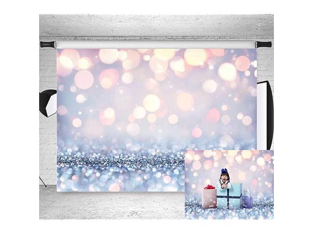 Stylish Simplicity Bling Theme Bokeh Not Glitter Backdrop Dreamy Silvery White Spots Photography Background Baby Shower Birthday Carnival Party