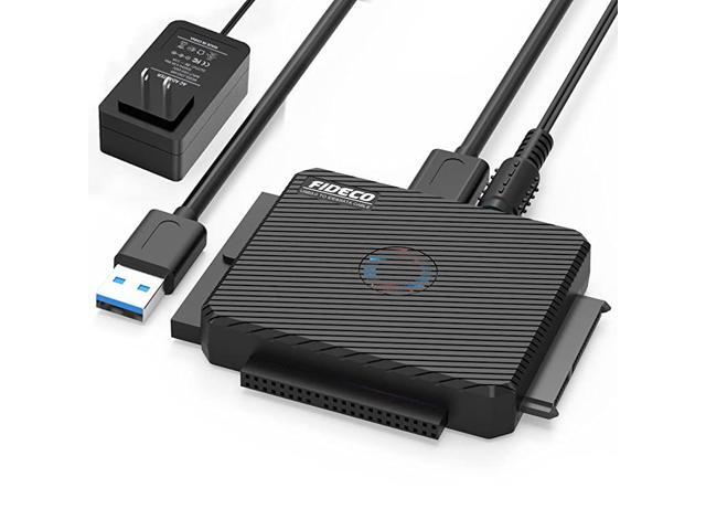 SATAIDE to USB 30 Adapter Hard Drive Adapter Cable Converter for Universal 2535 Inch IDE and SATA External HDD SSD 525Inch