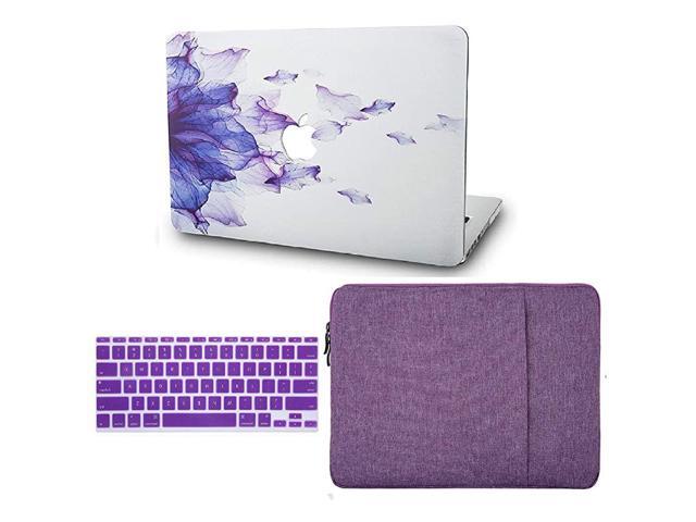 Laptop Case Compatible with MacBook Air 13 Retina 202020192018 Touch ID wKeyboard Cover + Sleeve Plastic Hard Shell Case A1932 3 in 1 Bundle Pine