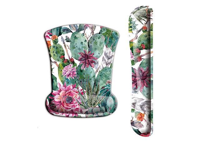 Keyboard Wrist Rest Pad and Mouse Wrist Rest Support Comfort Wrist Rest Pad with NonSlip Rubber Base Memory Foam Support for Working Gaming Fatigue