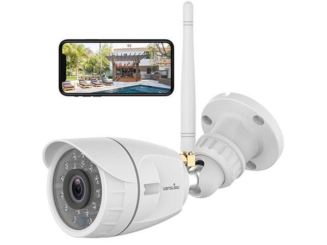Outdoor Security Camera 1080P Wireless WiFi Home Surveillance Waterproof Camera with Night Vision Motion Detection Remote Access Compatible with