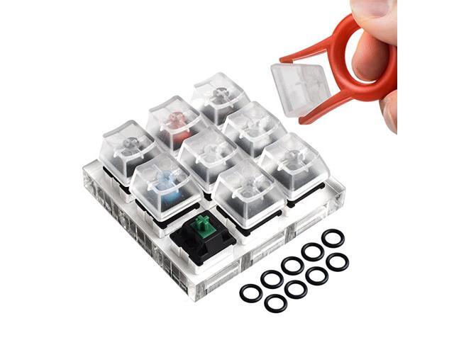 Cherry MX Switch Tester Mechanical Keyboards 9Key Switch Testing Tool with Keycap Puller and O Rings