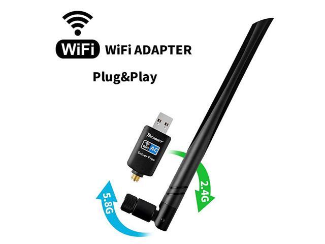 Wifi Adapter 600mbps Wireless Usb Adapter Dual Band 242GHz58GHz Lan Card 80211ac Network Card for Desktop Laptop PC Support Windows 10 81 8 7 XP
