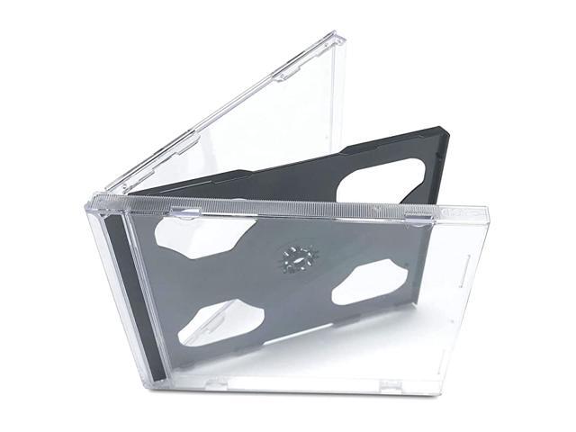 Standard Black Double CD Jewel Cases Premium 25 Pack
