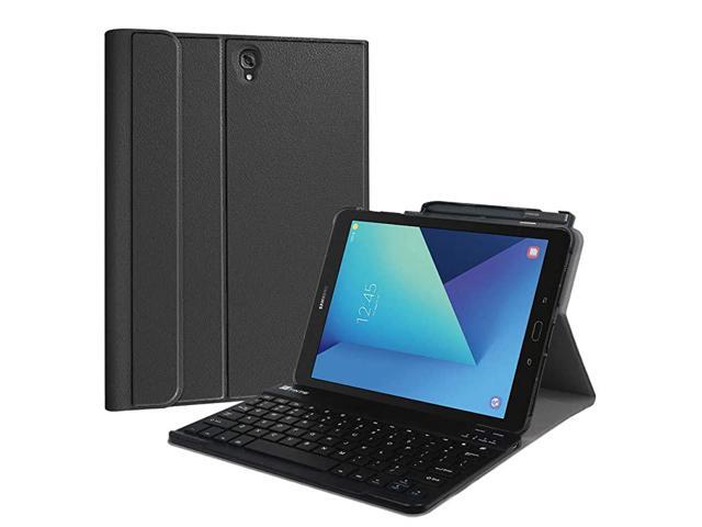 Keyboard Case for Samsung Galaxy Tab S3 97 2017 Model SMT820T825T827 Smart Slim Stand Cover with S Pen Protective Holder Detachable Wireless